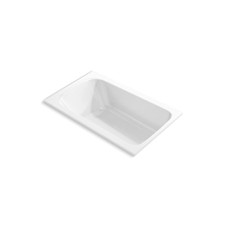 Kohler 60 in L, 36 in W, White, Acrylic 25832-0